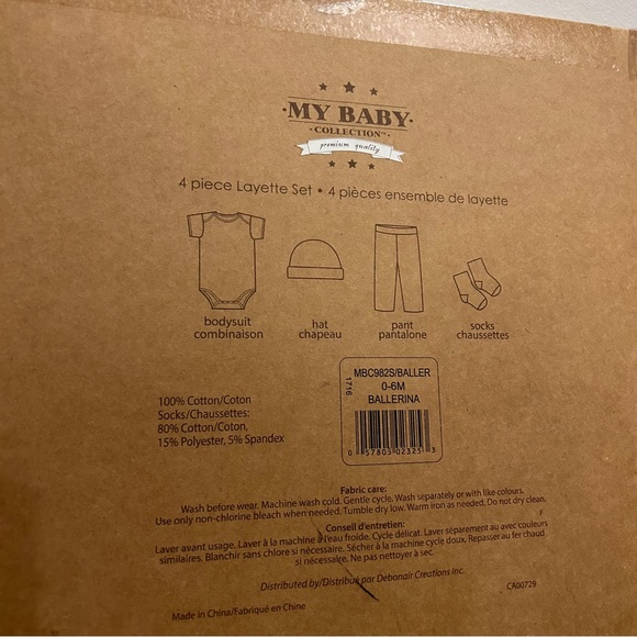 0-3months baby girl layette gift set - Picture 4 of 4